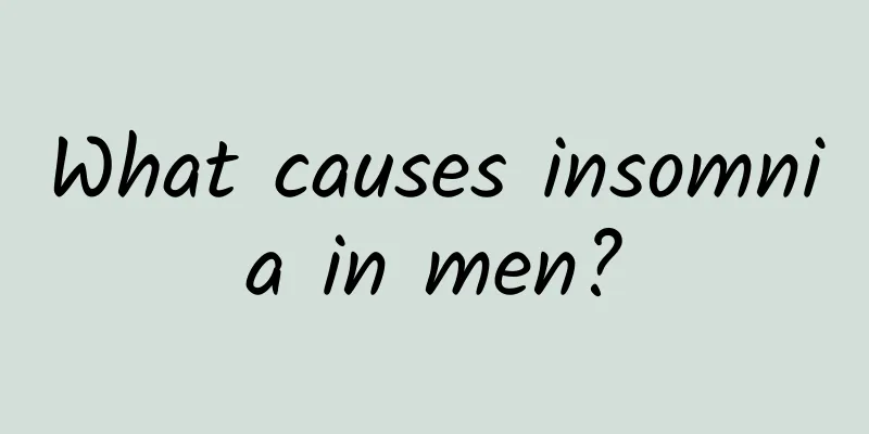 What causes insomnia in men?
