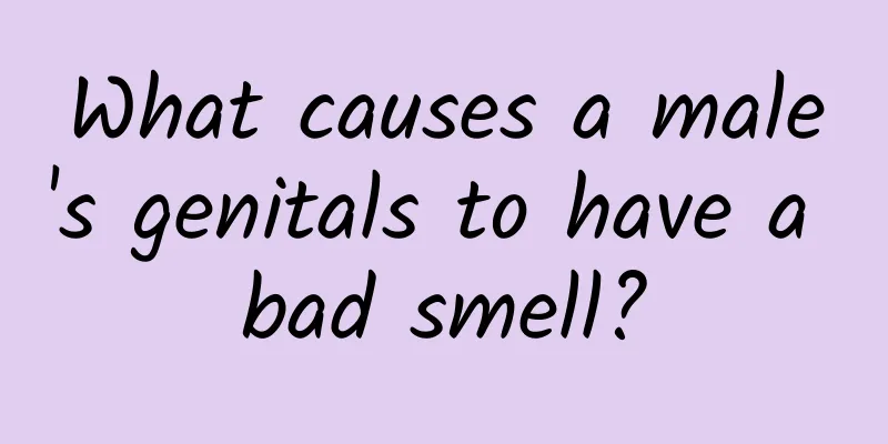 What causes a male's genitals to have a bad smell?