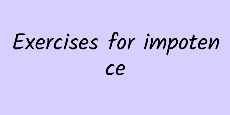 Exercises for impotence