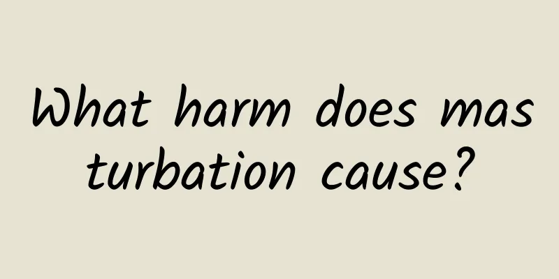 What harm does masturbation cause?