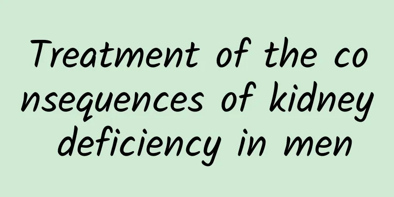 Treatment of the consequences of kidney deficiency in men