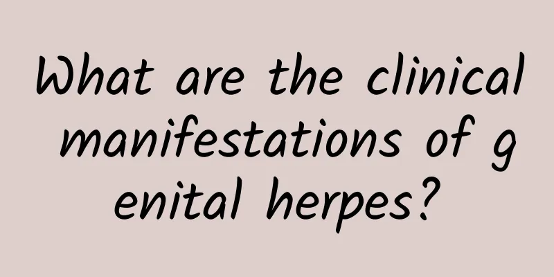 What are the clinical manifestations of genital herpes?