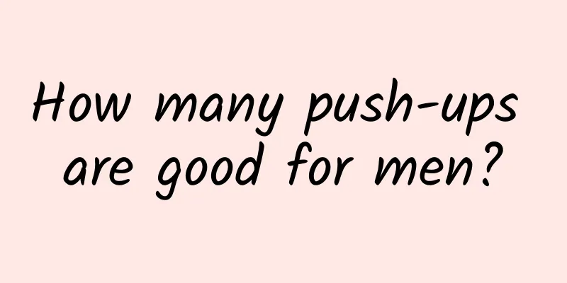 How many push-ups are good for men?