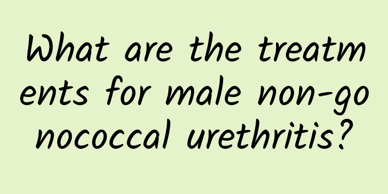 What are the treatments for male non-gonococcal urethritis?