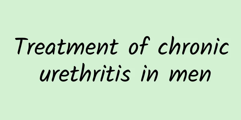 Treatment of chronic urethritis in men