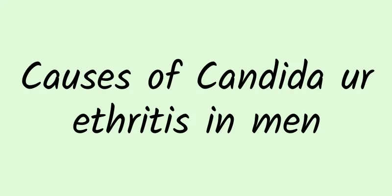 Causes of Candida urethritis in men