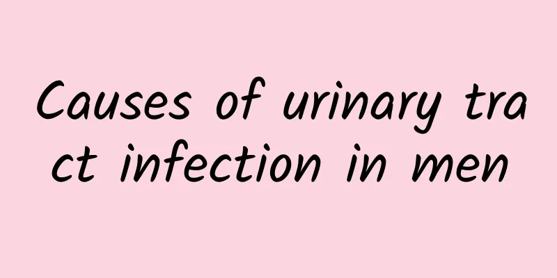 Causes of urinary tract infection in men