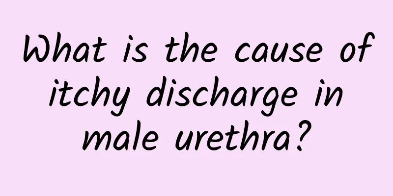 What is the cause of itchy discharge in male urethra?
