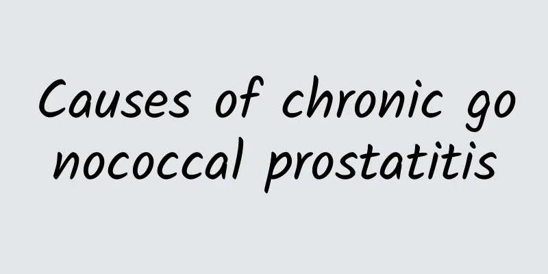 Causes of chronic gonococcal prostatitis