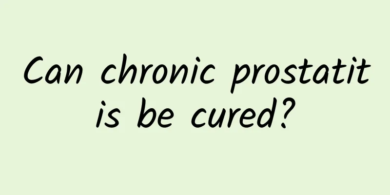 Can chronic prostatitis be cured?