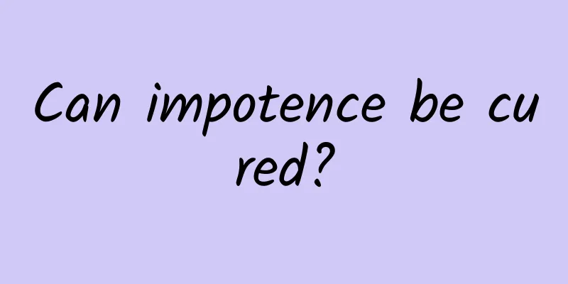 Can impotence be cured?