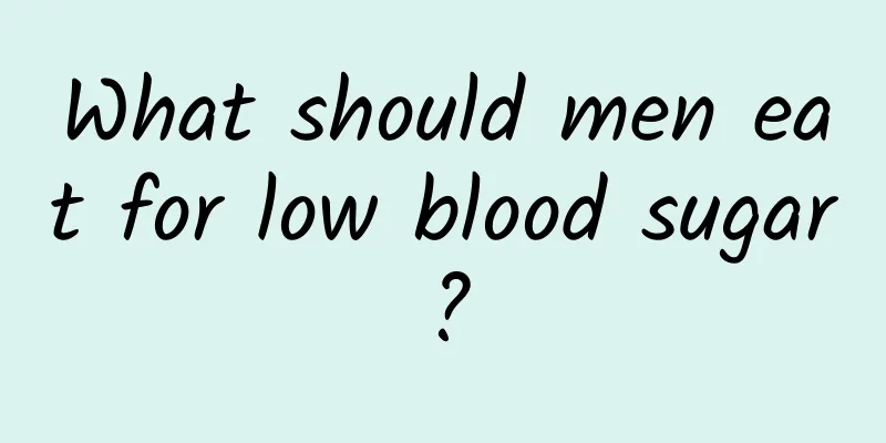 What should men eat for low blood sugar?