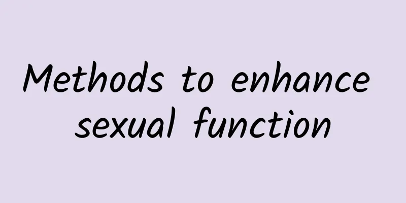 Methods to enhance sexual function