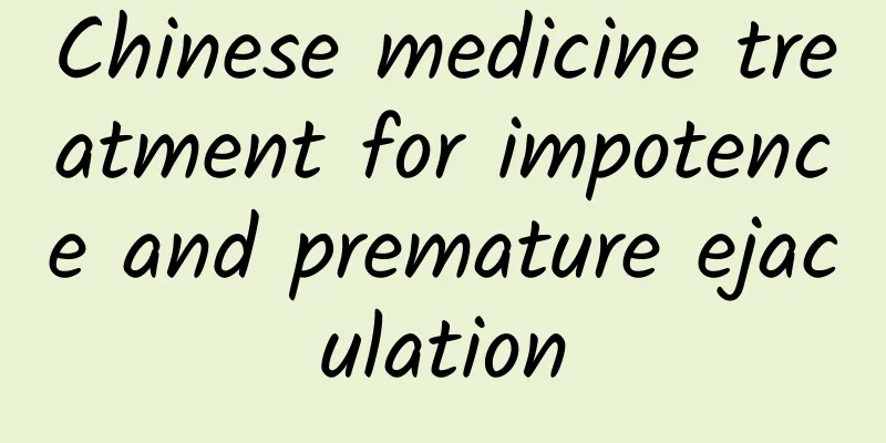 Chinese medicine treatment for impotence and premature ejaculation