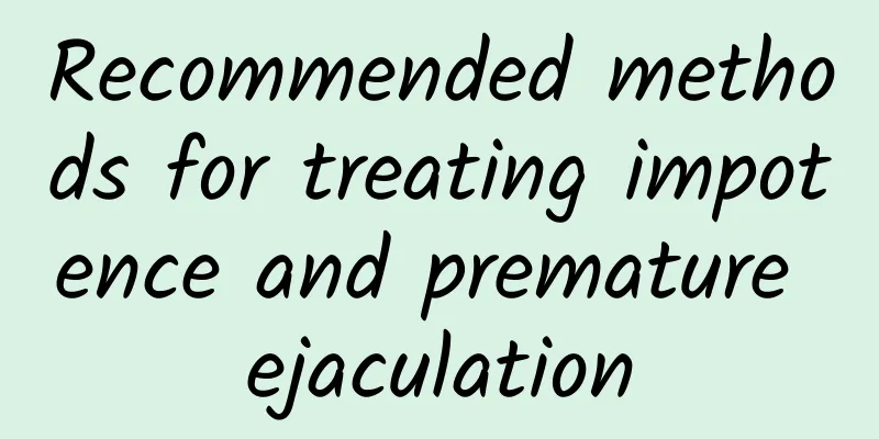 Recommended methods for treating impotence and premature ejaculation