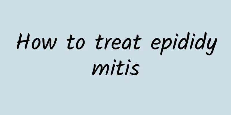 How to treat epididymitis