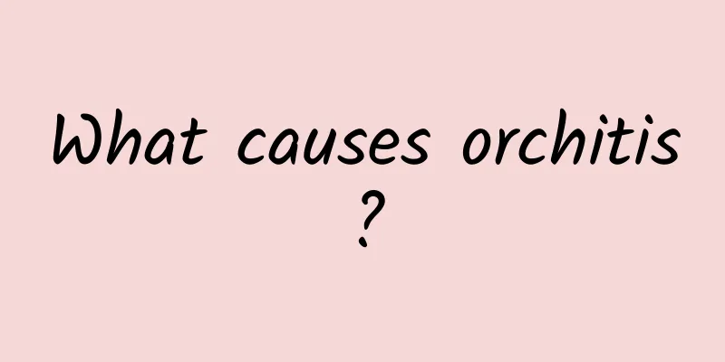 What causes orchitis?