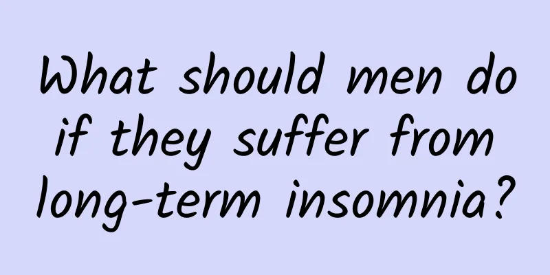 What should men do if they suffer from long-term insomnia?