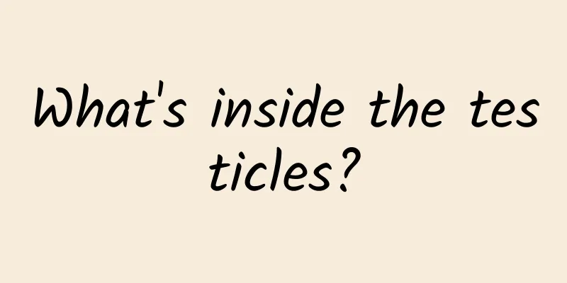 What's inside the testicles?