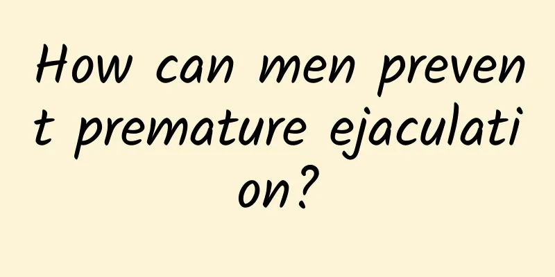 How can men prevent premature ejaculation?