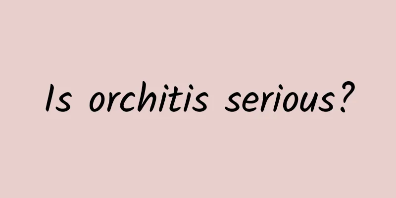 Is orchitis serious?