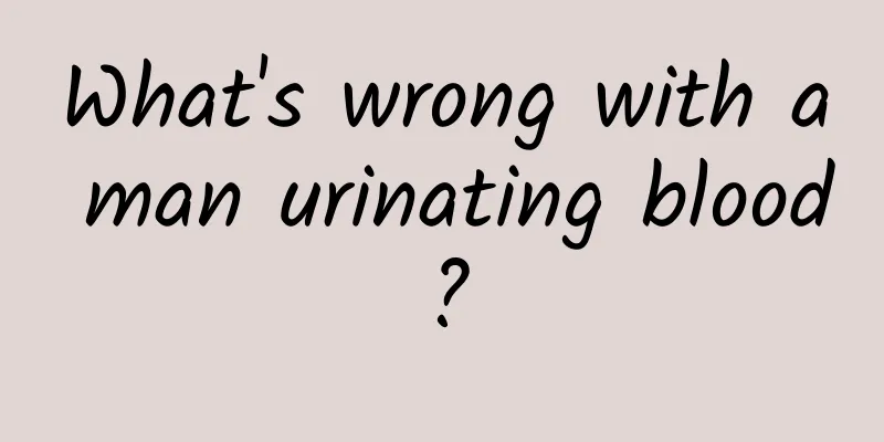 What's wrong with a man urinating blood?