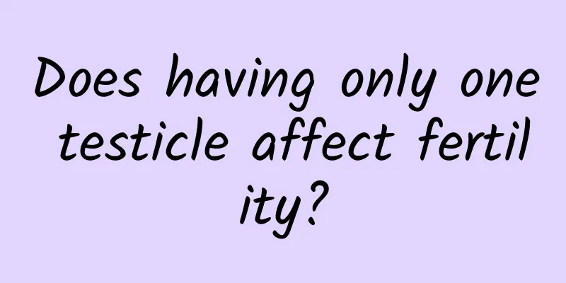 Does having only one testicle affect fertility?