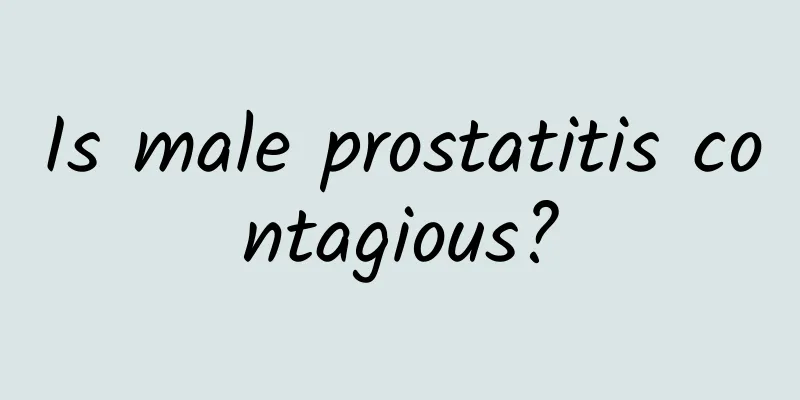 Is male prostatitis contagious?