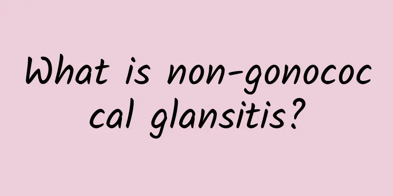What is non-gonococcal glansitis?