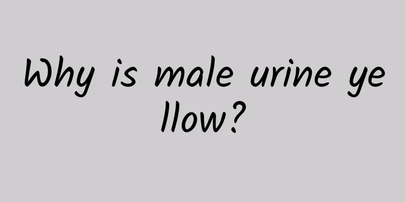 Why is male urine yellow?