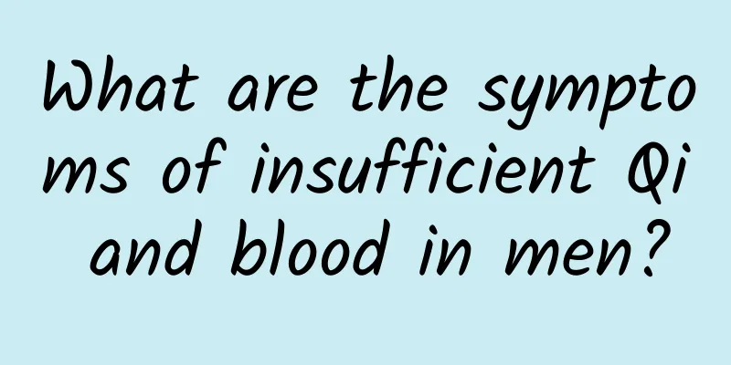 What are the symptoms of insufficient Qi and blood in men?