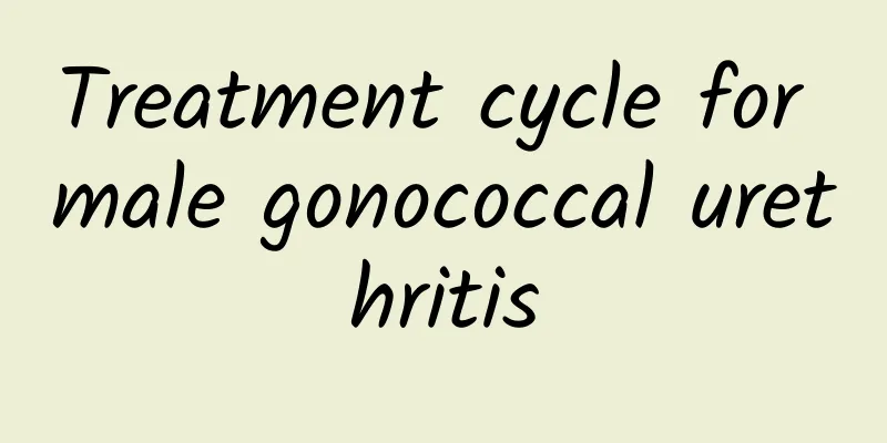 Treatment cycle for male gonococcal urethritis
