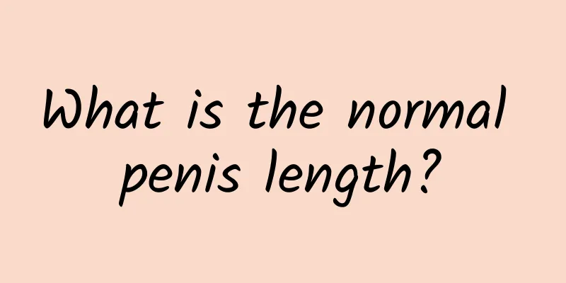 What is the normal penis length?