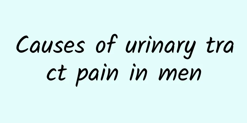 Causes of urinary tract pain in men