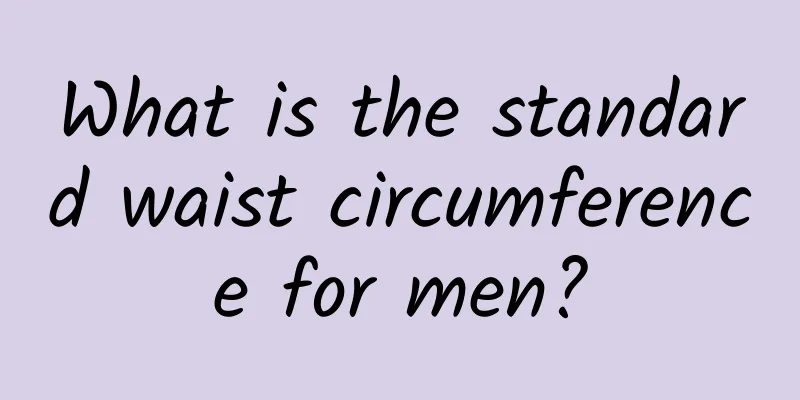 What is the standard waist circumference for men?