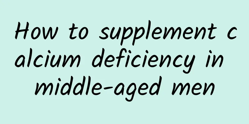 How to supplement calcium deficiency in middle-aged men
