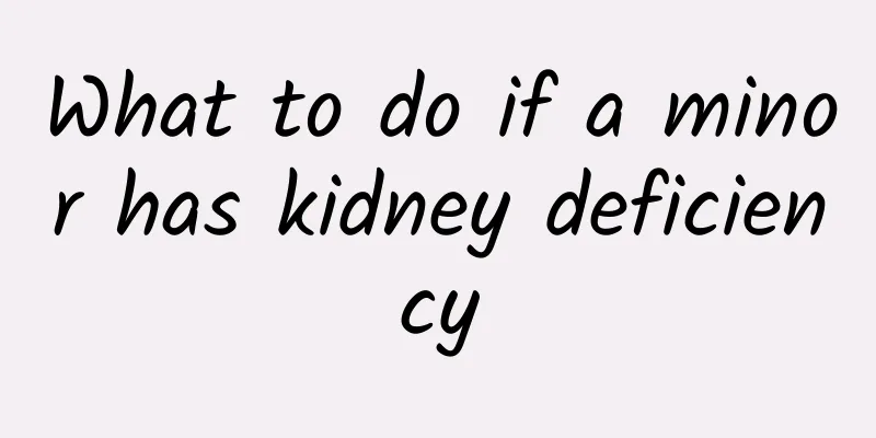 What to do if a minor has kidney deficiency