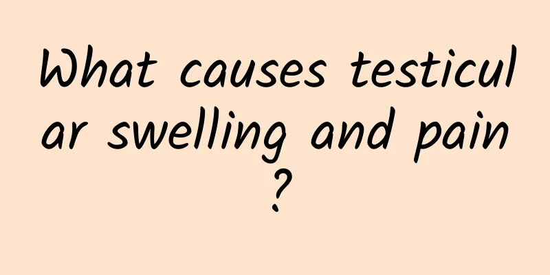 What causes testicular swelling and pain?