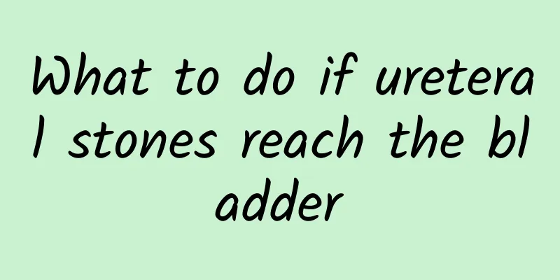 What to do if ureteral stones reach the bladder