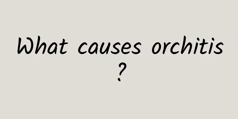 What causes orchitis?