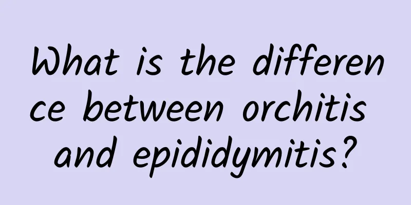 What is the difference between orchitis and epididymitis?