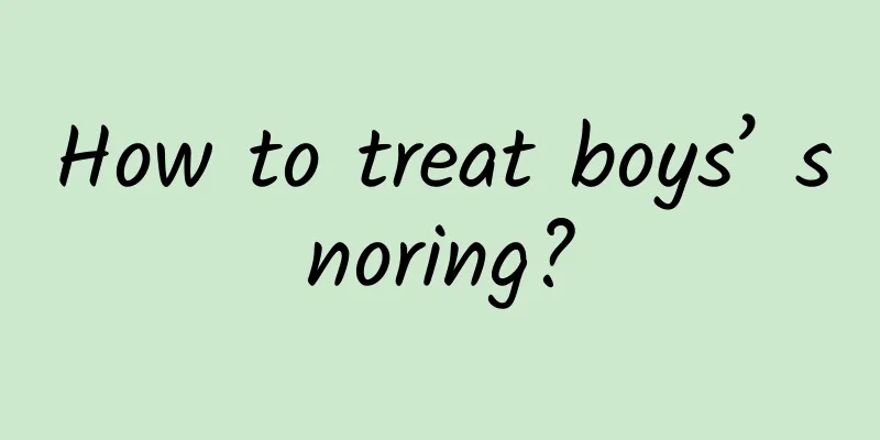 How to treat boys’ snoring?