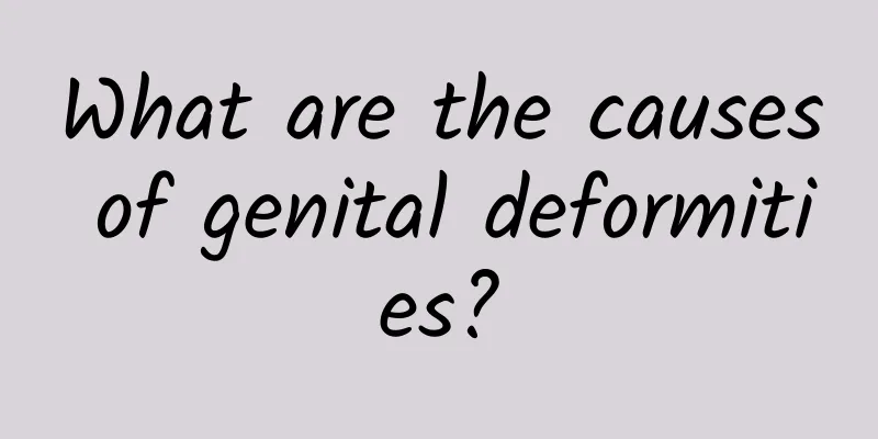 What are the causes of genital deformities?