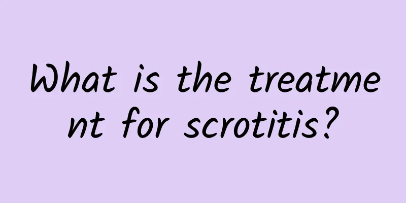 What is the treatment for scrotitis?