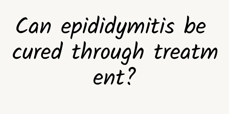 Can epididymitis be cured through treatment?
