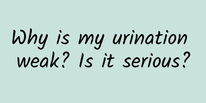 Why is my urination weak? Is it serious?