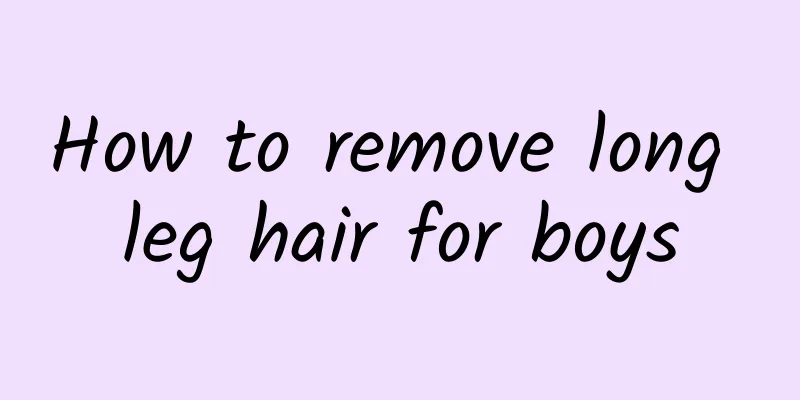 How to remove long leg hair for boys
