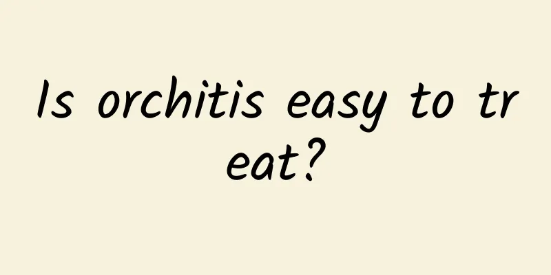 Is orchitis easy to treat?