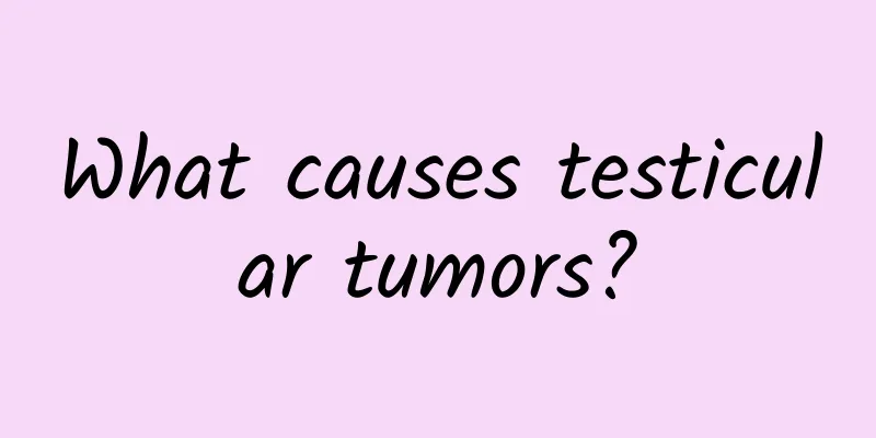 What causes testicular tumors?