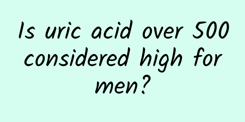 Is uric acid over 500 considered high for men?